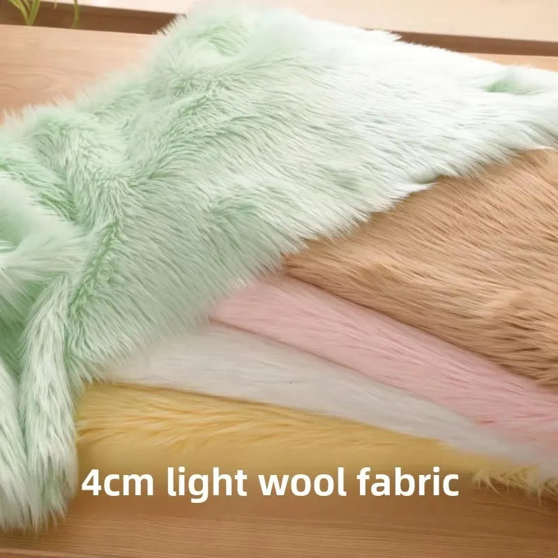 Fur Plush Fabric Sewing Fur Clothes Faux Fur Designer Fabric Patchwork