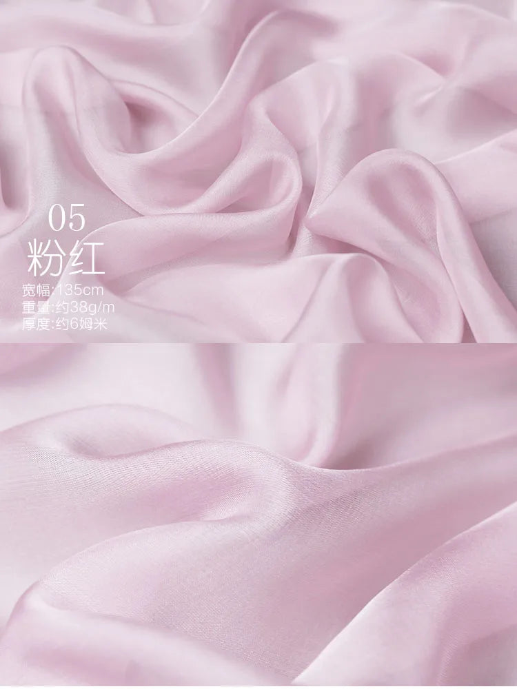 130cm*50cm Silk Chiffon Fabric Silk Natural 100% Real Mulberry Pure Silk Fabric
