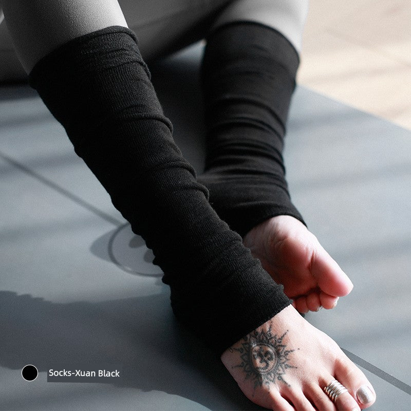 Hiyoga Hi Yoga | Non Slip Yoga Toe Socks Professional Pilates Fall and Winter Female Professional Open Toe Toe Socks