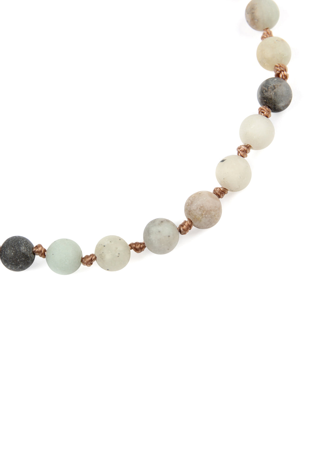 Natural Stone Necklace 6mm