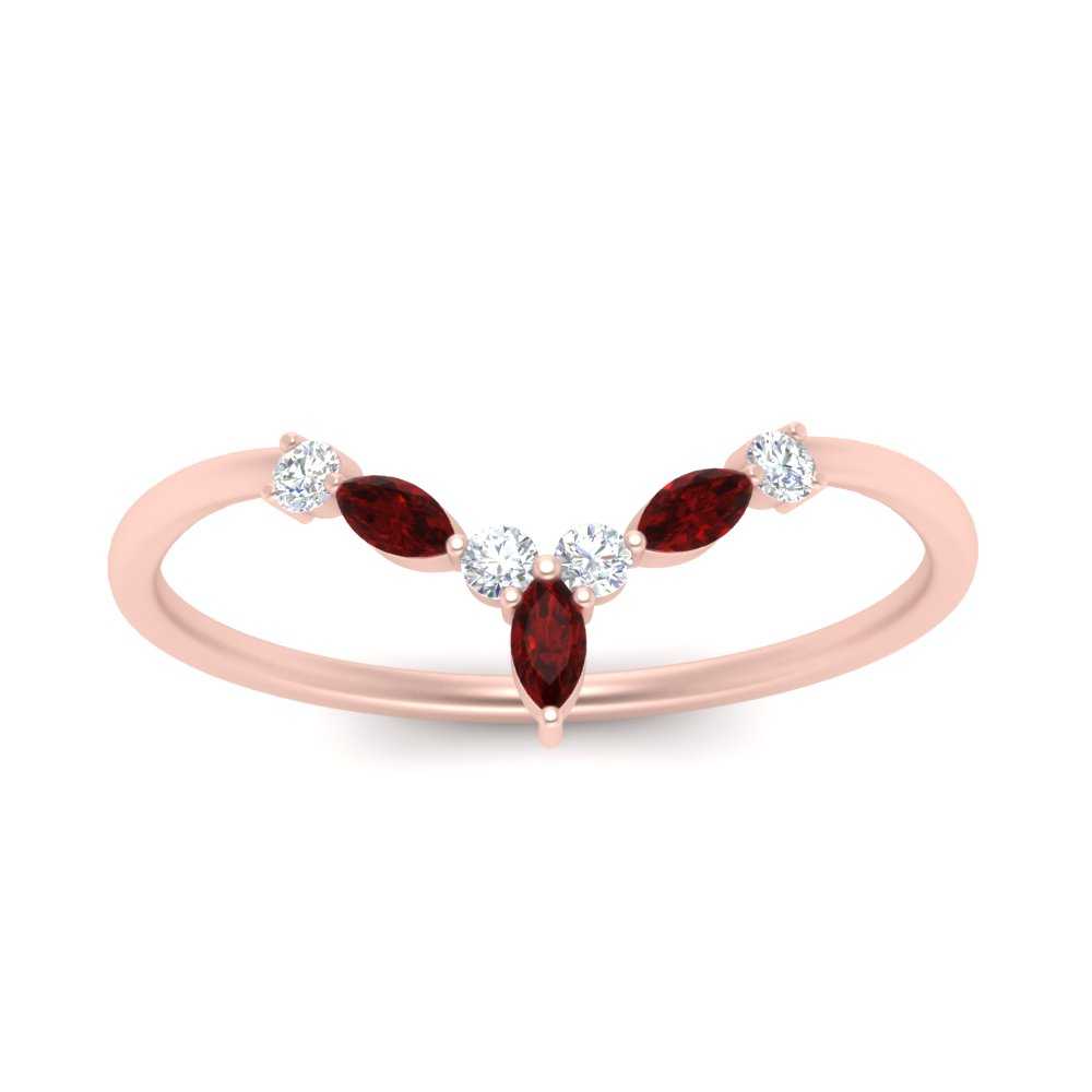 Crown Marquise And Round Band
