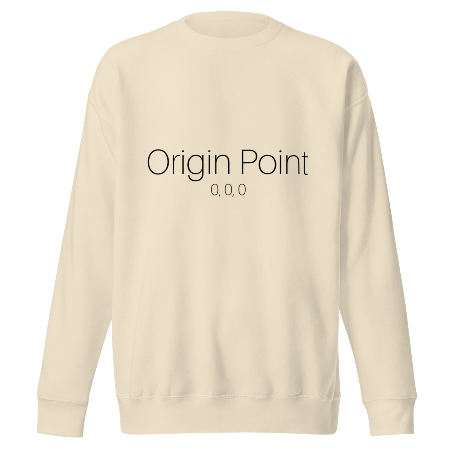 Unisex Premium Sweatshirt 'Origin Point' by RN149855