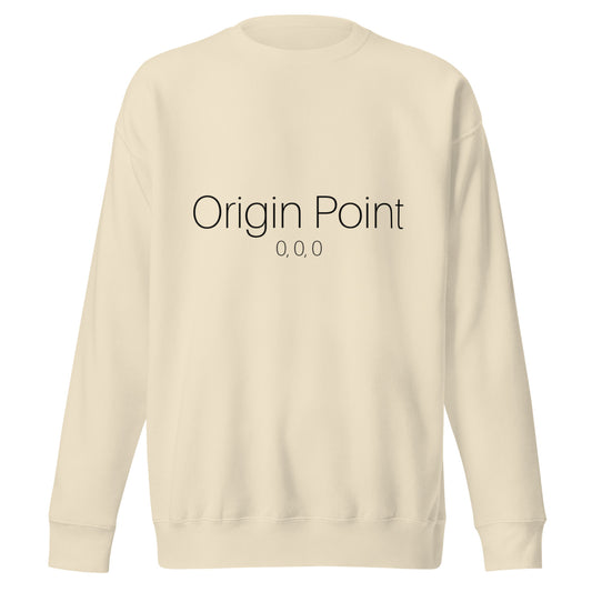 Unisex Premium Sweatshirt 'Origin Point' by RN149855